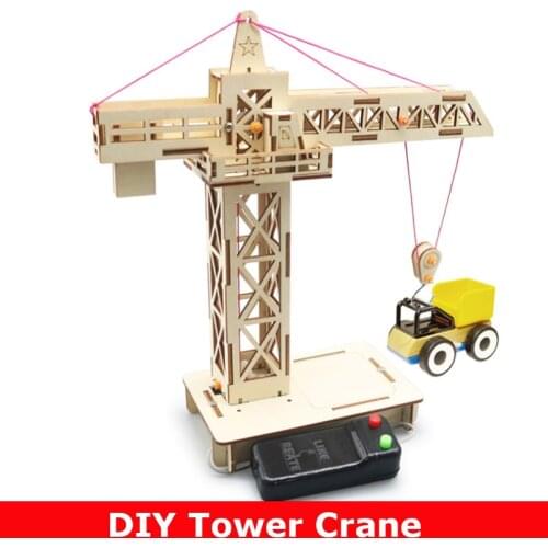 Remote Control Tower Crane Lifting Crane Diy Models & Building Toy Science &Education Model Toy For Children Gift Toy