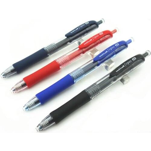 4Pcs Mitsubishi UNI-ball SigNo UMN-152 0.5mm Gel Pen Retractable Ballpoint Pen Black/Blue/Red/Blue Black Color Student Supplies