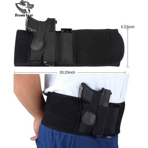 Concealed Carry Womens/Mens Waistband Magnetic Revolver Right / Left Hand Tactical Pistol Gun Holster