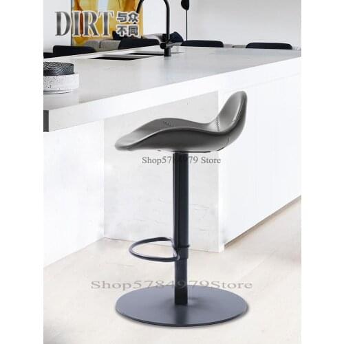 Modern Simple Bar Chair Lift Chair Household Chair High Stool Bar Stool Bar Chair Light Luxury Nordic Bar Chair