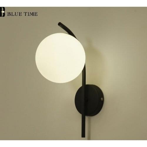 Modern LED Wall Lamp E27 Light Sconce Bedside Light Bedroom Living Room Dining Room Study Decoration Wall Light Indoor Lighting