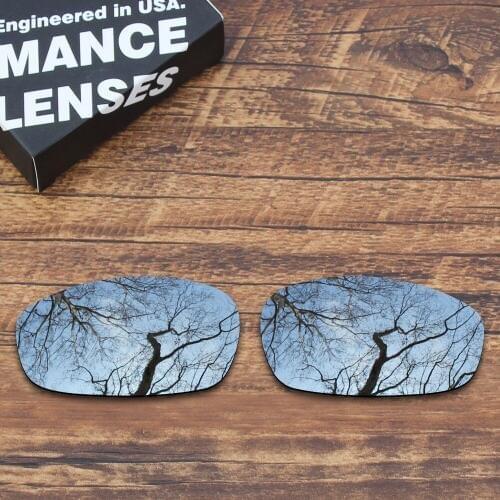 ToughAsNails Polarized Replacement Lenses for Oakley Split Jacket Sunglasses Metallic Silver Color (Lens Only)