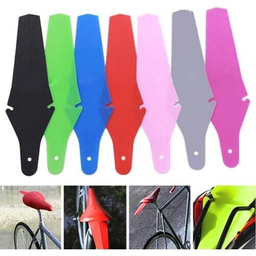 Bike Fender Ultralight Plastic MTB Mountain Road Bike Saddle Rear Fender Removable Mudguard MTB Bike Parts Bicycle Accessories