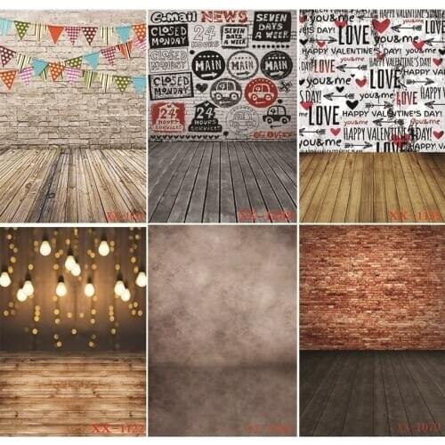 Vinyl Custom Photography Backdrops Prop Wall and floor Theme Photography Background #21180