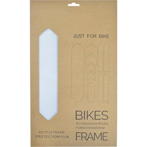 Bicycle Protective Sticker Mountain Bike Frame Protective Film Adhesive Bike Tape Protector Transparent Tape Scratch Proof