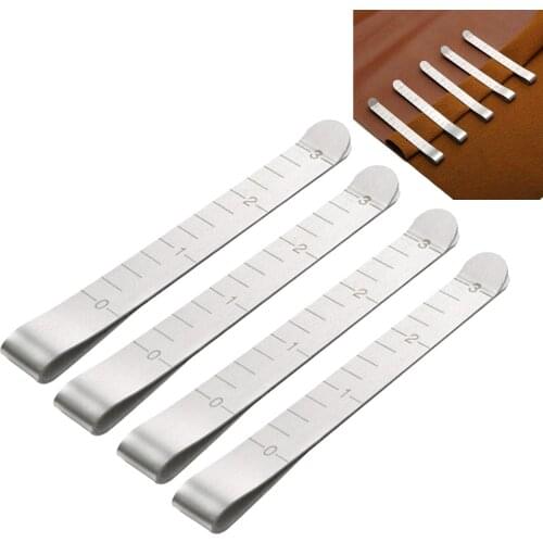 5Pcs Sewing Clips Stainless Steel Hemming Clips Measurement Ruler Quilting Supplies Sewing Clips for Hemming Clothing Curtains