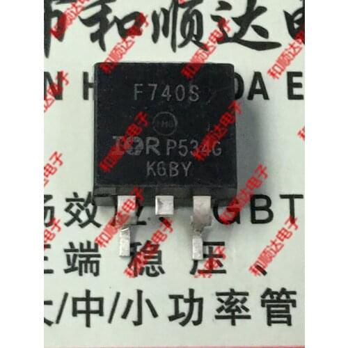 10pcs/lot F740S IRF740S New Spot TO-263 400V 10A