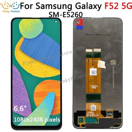 6.6'' For Samsung Galaxy F52 5G LCD display with Touch Panel Screen Digitizer Assambly Replacement For Samsung F52 5G E5260 lcd