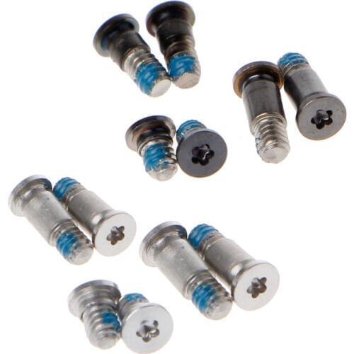 6Pcs Laptop Bottom Case Silver Screw Screws Set For Macbook Pro 13.3" A1708 Touch Bar