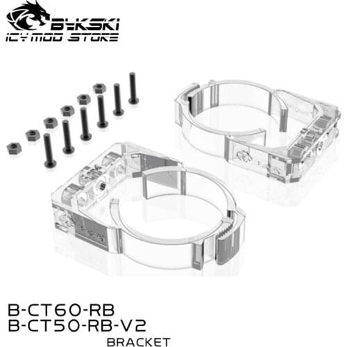 Bykski Transparent Locking Buckle for Firm Anti-dropping Clip 50mm/60-65mm Cylindrical Water Tank B-CT50-RB-V2/B-CT60-RB