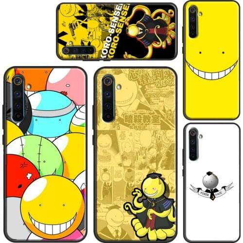 Koro Sensei Assassination Classroom Case For OnePlus 9 8 Pro Nord 7T 8T 9R Cover For Realme C3 C21 C11 C15 GT Neo 6 7 8 Q3 Pro