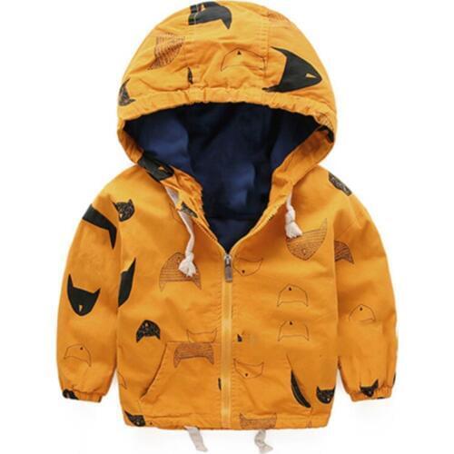 2019 spring kids coat Pizex cotton print monster dinosaur hoodies coat boys girls Childrens clothing halloween costume clothes