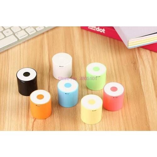 By DHL 50pcs Mini Portable Wireless Bluetooth Speaker Anti-lost Voice Sound Loudspeaker Outdoor Colorful
