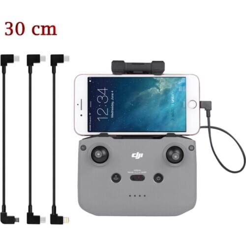 DJI Mini 2 Remote Controller Data Cable For Tablet Phone Type-C Micro-USB IOS Extend Cable for DJI Mavic Air 2 Drone Accessories