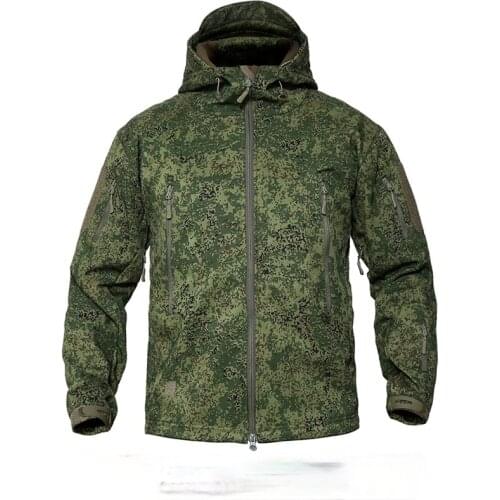 Military Uniform Russia EMR Jungle Digital Camouflage Army Military Inner Fleece Fabric Waterproof Jackets Hunting Clothes