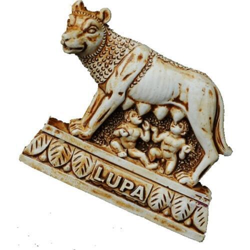 Hot Sale Roman She-wolf Feeding Refrigerator Magnet Home Decortion Fridge Magnets World Tourism Souvenirs Magnetic Stickers