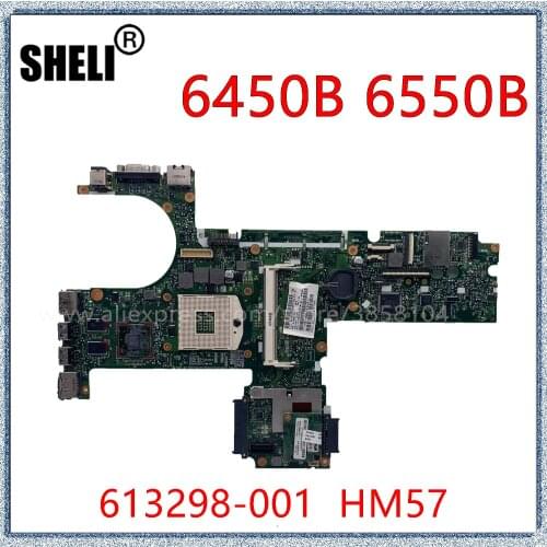 SEHLI For HP Pavilion 6450B 6550B Laptop Motherboard HM57 DDR3 6050A2326701-MB-A02 613298-001 613298-501 613298-601