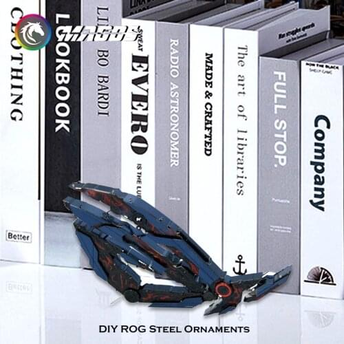 ROG Metal Mechanical Puzzles, Hand-assembled Model Decorations Arround, Computer DIY MOD, Hand-Brain Coordination Challenge