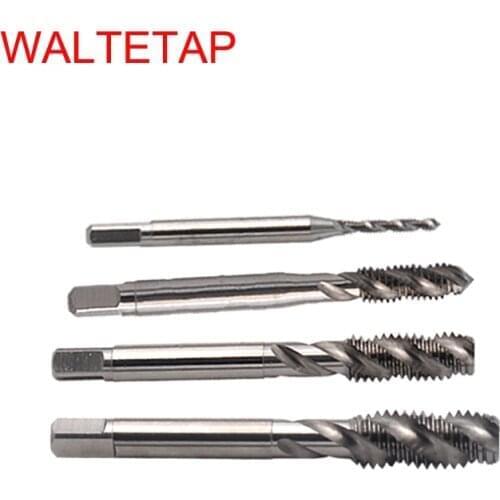 10PCS HSSE Metric Spiral Fluted tap M1 M1.2 M1.4 M1.7 M1.8 M2 M2.2 M2.3 M2.5 M2.6 M3 M3.5 M4 M5 M6 M8 M10 M12 Screw Thread taps