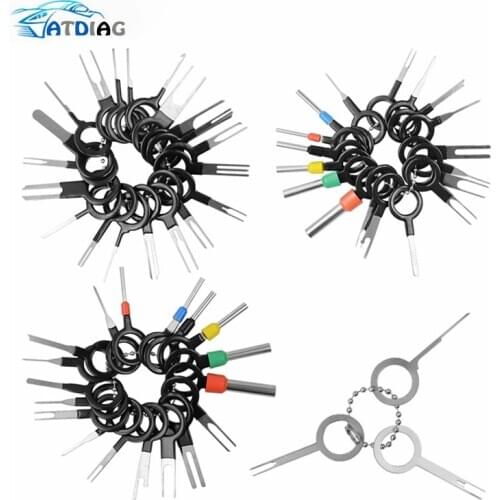 New 59pcs Car Terminal Removal Tool Wire Plug Connector Extractor Puller Release Pin Extractor Kit For CarPlug Repair Tools