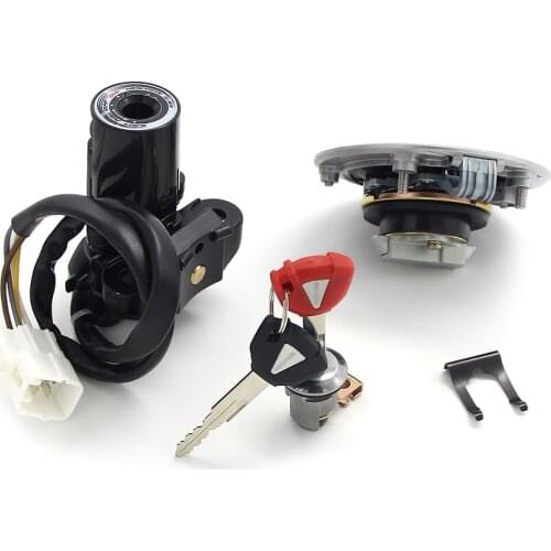 Ignition Switch Fuel Gas Cap Seat Lock Key Kit For Kawasaki ZX1000 Ninja 1000 51049-0039 27045-5492 27005-0568