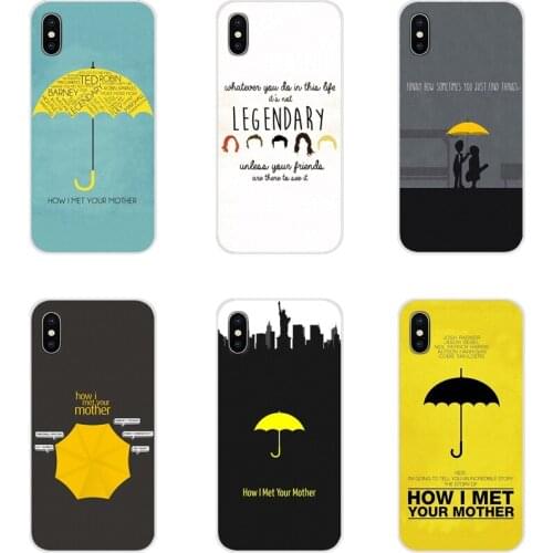 Silicone Shell Cover For Samsung Galaxy S4 S5 MINI S6 S7 edge S8 S9 S10 Plus Note 3 4 5 8 9 HIMYM How I Met Your Mother Umbrella