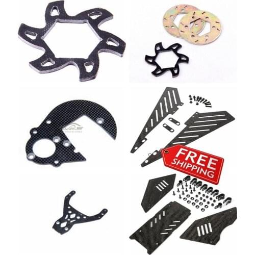 Carbon Side Pedal Window Dust Upper Plate for 1:5 scale HPI Baja 5b KM Rovan