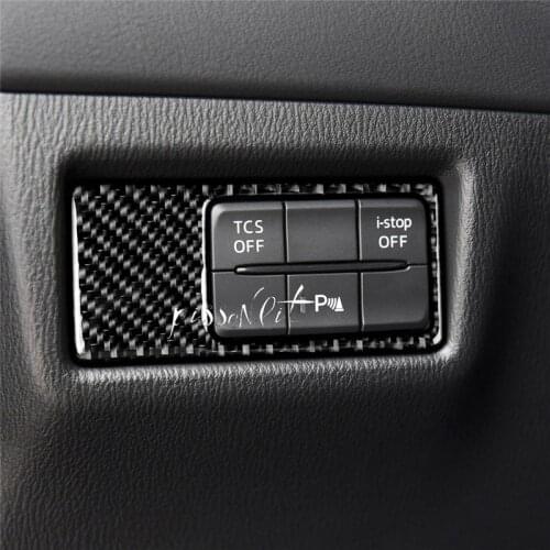 Carbon Fiber Automotive Interior Stickers Decoration for Mazda CX-5 CX 5 CX5 2018 2017 Car Styling Accessories Headlight Panel