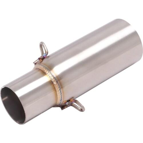 Slip On Motorcycle Exhaust Middle Link Pipe Stainless Steel Exaust System For Piaggio Beverly 125 300 2009-2016