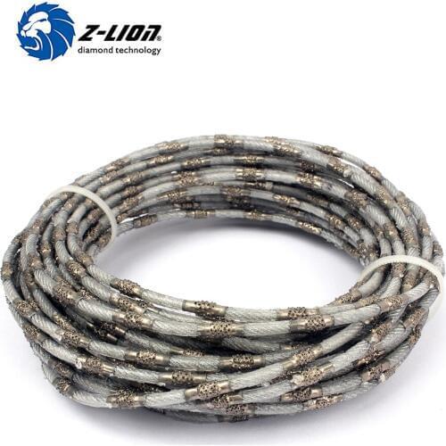 Z-LION 4 Mm Diamond Wire Saw Super Thin Diamond Tools For Cutting Marble Jade Concrete Stone Diamond Cutting Wire
