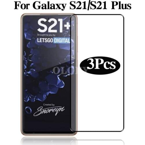 Protective Glass For Samsung Galaxy S21 Plus S21Plus 5G Tempered shell Accessories Smartphones on galaxy s21 s 21 Glass Film 9H