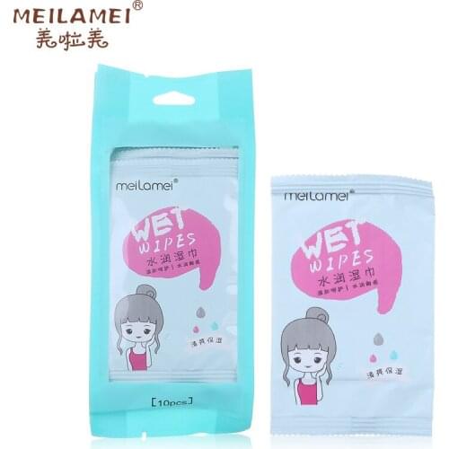 Pearl Deep Cleansing Series Wet Wipe Portable 10 Pieces Towel E2120
