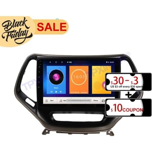 128GB Android 10 PX6 is Suitable for JEEP Cheroki 2014 - 2018 GPS Navigation Car Radio Video Stereo Multi-function CarPlay Host