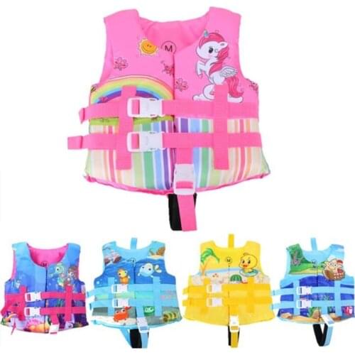 2021 Kids Life Vest Floating Girls Jacket Boy Swimsuit Sunscreen Floating Power Swimming Pool Accessories for Drifting Boating