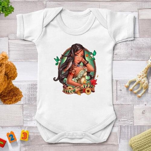 Alice In Wonderland Baby Cartoon Rompers Newborn Summer White O-neck Baby Girl Jumpsuits Bodysuits Dropship 0-24M