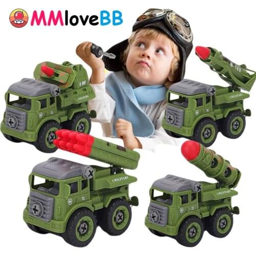 Nut Disassembly Loading Unloading Engineering Truck Excavator Bulldozer Kids Screw Boys Creative Tool Education Toys Car Model