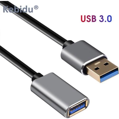 Kebidu 1m Male To Female Cable usb 3.0 For PC Keyboard Printer Camera Usb extension cable Data Sync cable Extension Cable Cord