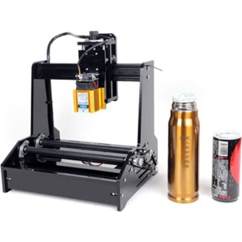Laser Engraving Machine Cutting Plotter Engraver Stainless Steel 15W Normal Desktop Portable Universal Automatic Day Cola Small