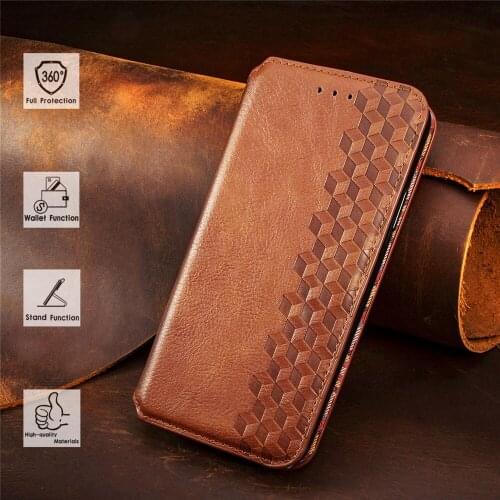 For iPhone SE 2020 12 Mini 11 Pro 7 8 6S Plus XS Max X XR Retro Magnetic Card slot Wallet Flip Leather Case Anti knock Cover