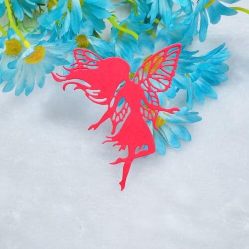 Dancing Wing Fairy Craft Metal Cutting Dies Stencil Cut Die Mold Background Scrapbooking Paper Knife Mould Blade Punch New Dies
