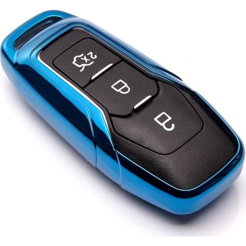 Fashion TPU Car Key Cover Case For Ford Edge Mondeo Mustang Protection Key Shell Skin Holder Anti-scratch Key Cover