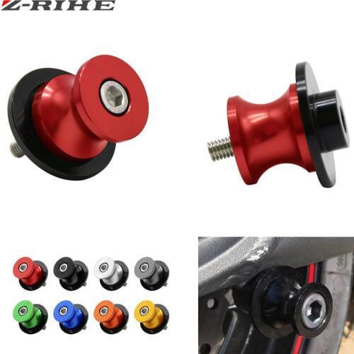 Motorcycle 6mm CNC Swingarm Spools Sliders For Yamaha R1 R6 R7 FZ1 FZ6 MT01 MT03 FOR Aprilia Triumph Kawasaki ZX6R ZX7R ZX10R