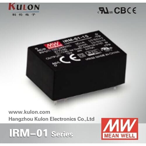Original MEAN WELL IRM-01 single output 1W PCB module meanwell power supply
