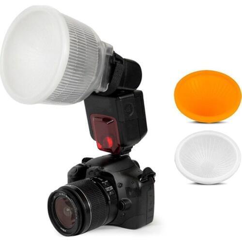 HOT P1 P2 P3 P4 JYC Universal Lambency Flash Diffuser Set for Canon Nikon SONY AND OTHER Speedlites HVL-F32X 430EX SB900 SB910