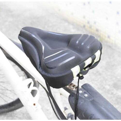 Mountain Bike Saddle Silicone Thickened Soft Breathable Cycling Seat Sponge Bicycle Cushion for MTB Bicycle Accessories