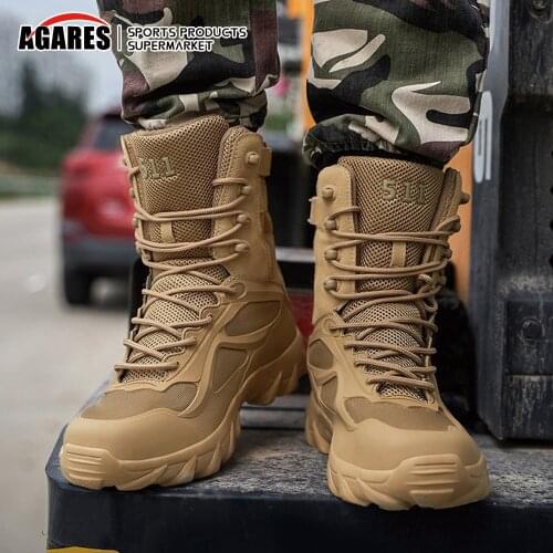 Tactical Military Combat Boots Men Winter Snow Boots Waterproof Sneakers Super Warm Outdoor Male Hiking Work Shoes Size 39-48