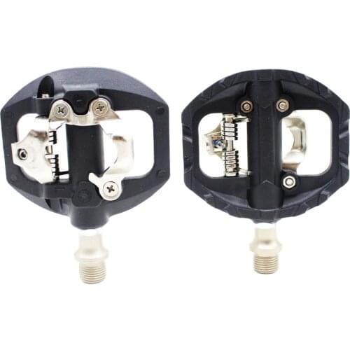 Bicycle Pedal Mountain Bike SPD Dual Purpose Self-lock Flat Pedal MTB Aluminum Alloy Bearing Pedals Bike Parts