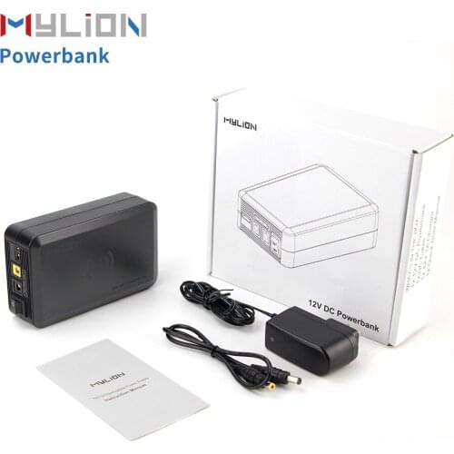 Mylion 20000mAh 12V Portable Power bank Portable Lithium Battery Backup Wireless Power bank 18650 battery for XiaoMi Iphone 12