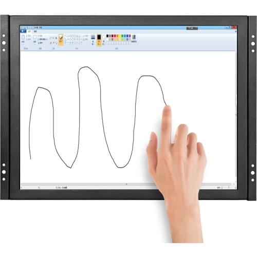 High Quality Open Frame 15" Resistive Capacitive Touchscreen LCD Industrial ATM Touch Display Monitor With VGA HDMI USB