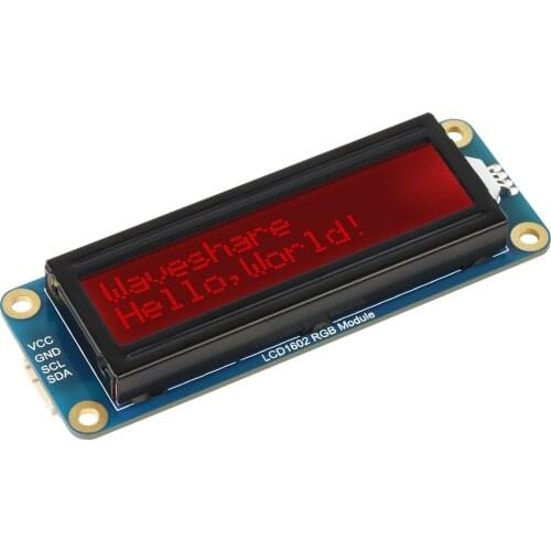 3.3V/5V I2C LCD1602 16X2 RGB Backlight LCD Screen Display Module for Raspberry Pi 3B Plus 3 4 4B Pico Arduino Jetson Nano